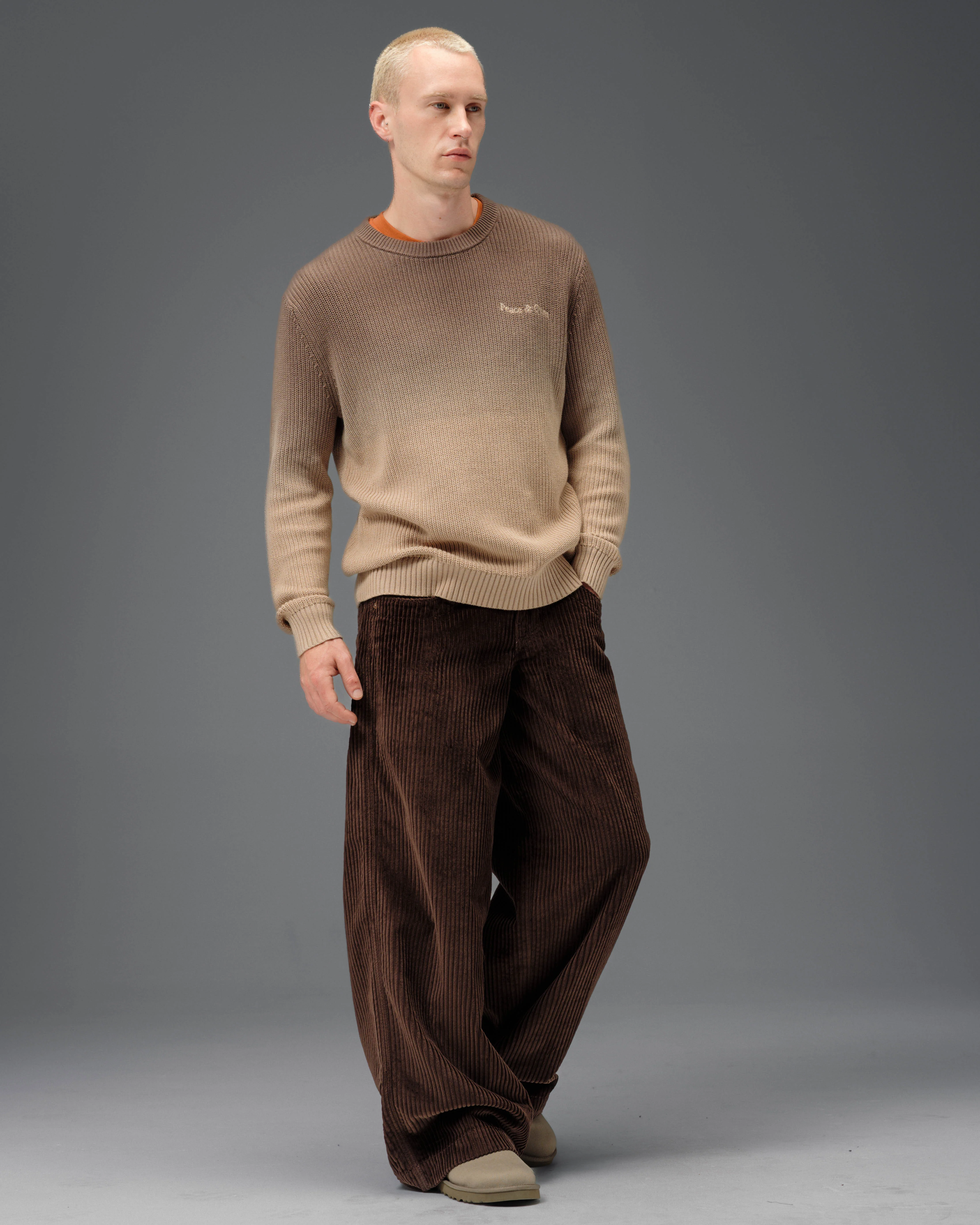 101 Twin Cannon. 26". 4 Wale Corduroy. Java Brown. - Image 10
