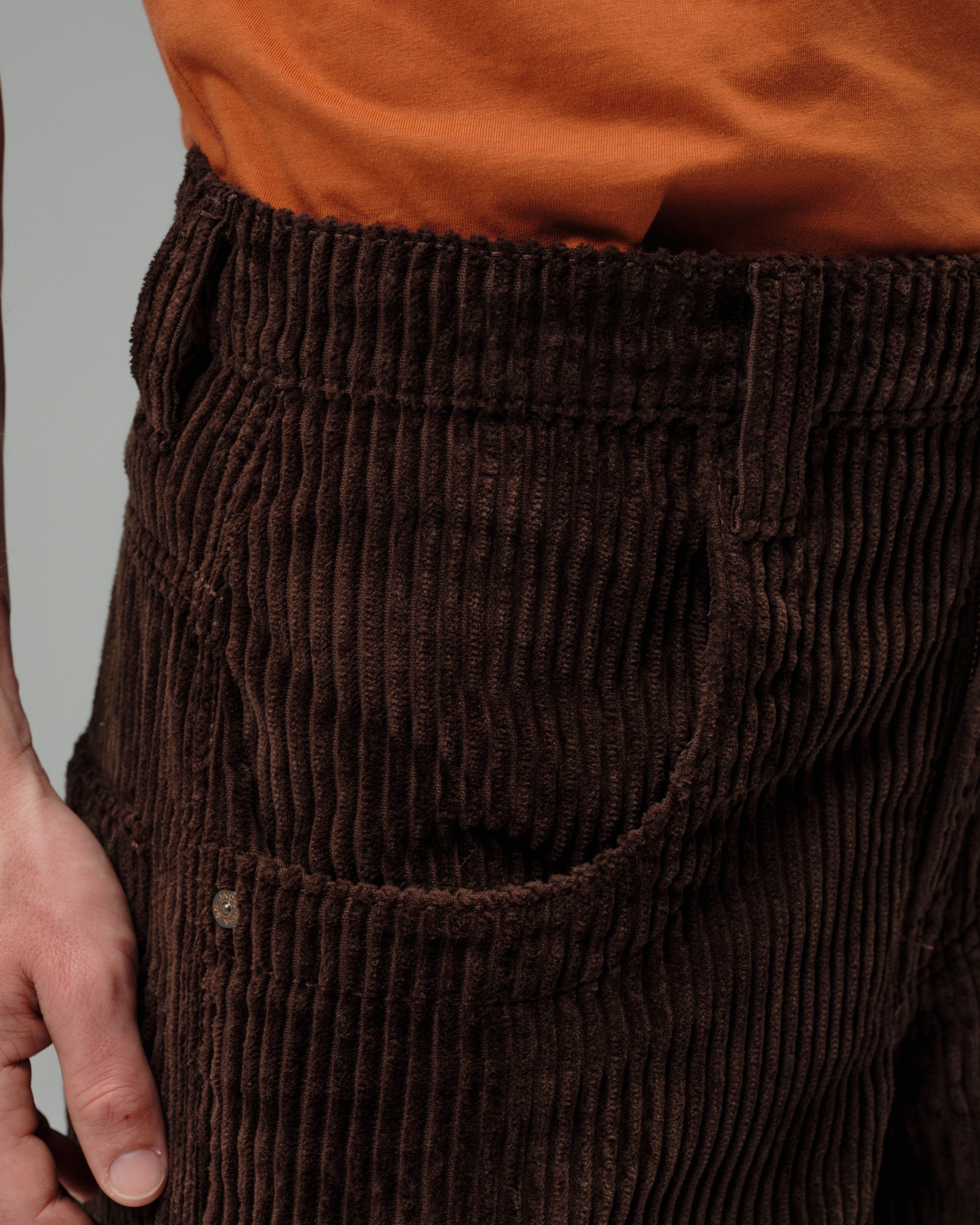 101 Twin Cannon. 26". 4 Wale Corduroy. Java Brown. - Image 11