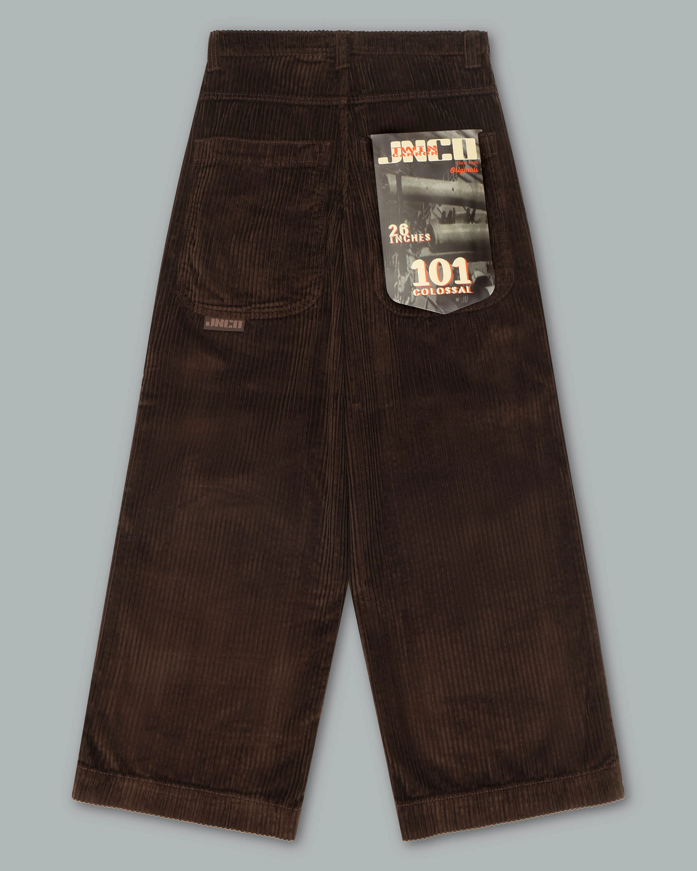 101 Twin Cannon. 26". 4 Wale Corduroy. Java Brown. - Image 15