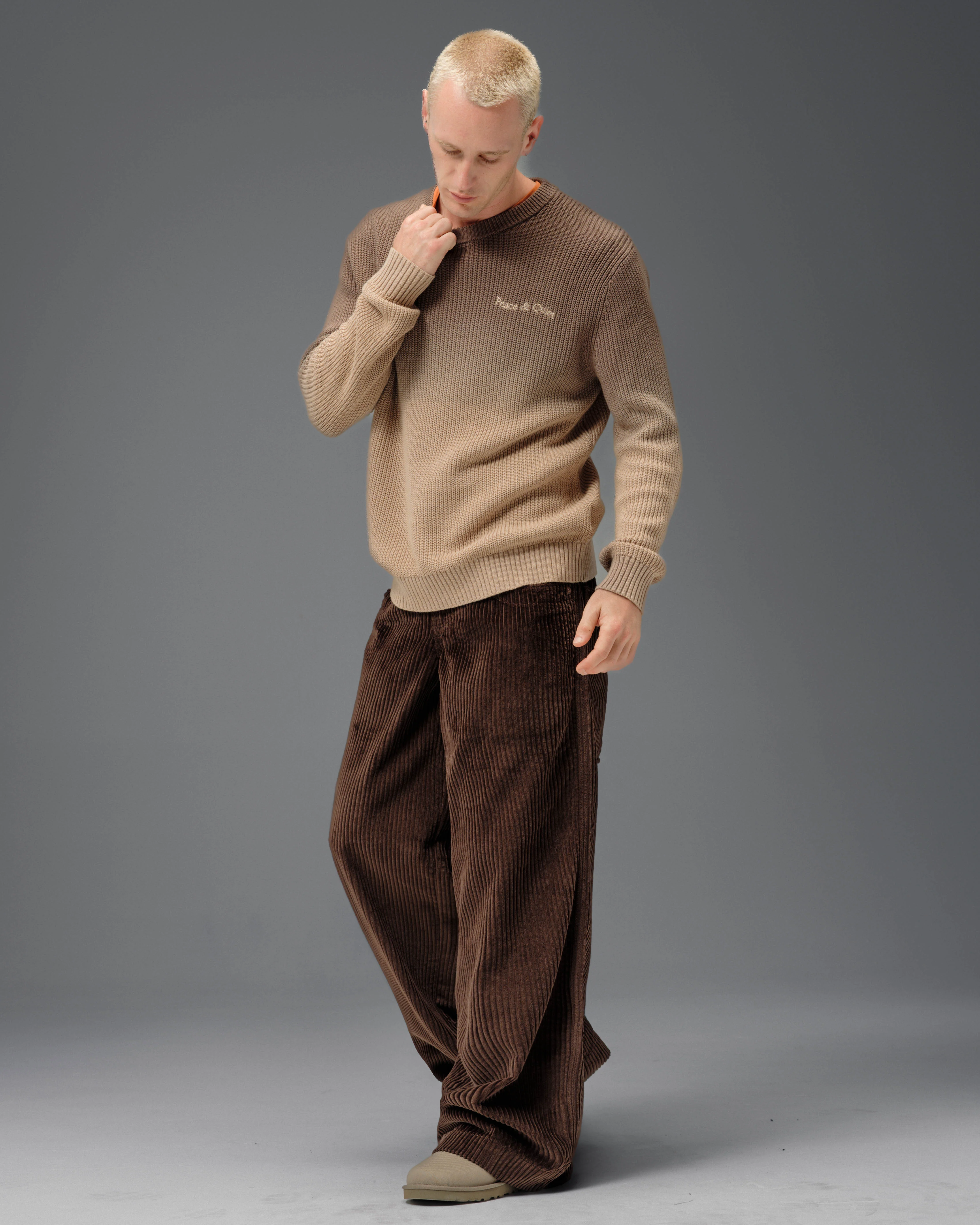 101 Twin Cannon. 26". 4 Wale Corduroy. Java Brown. - Image 3