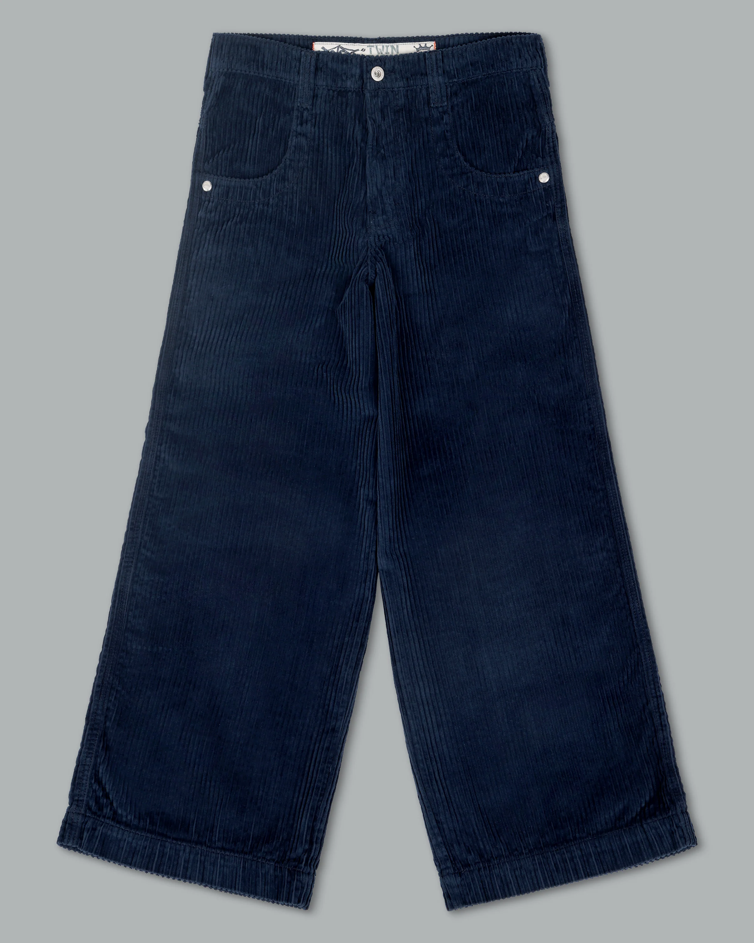 101 Twin Cannon. 26". 4 Wale Corduroy. Navy. - Image 11
