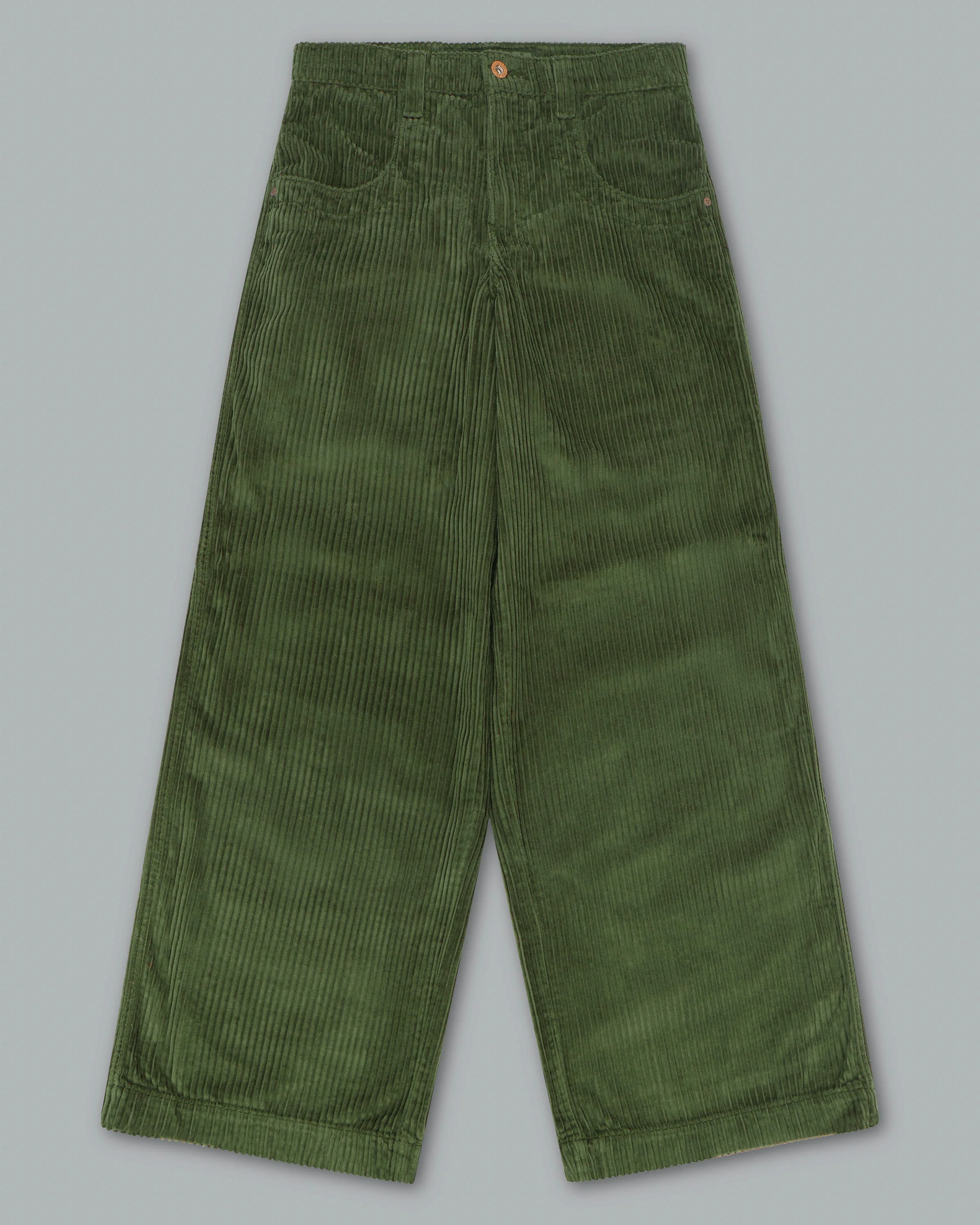 101 Twin Cannon. 26". 4 Wale Corduroy. Moss. NEW - Image 10