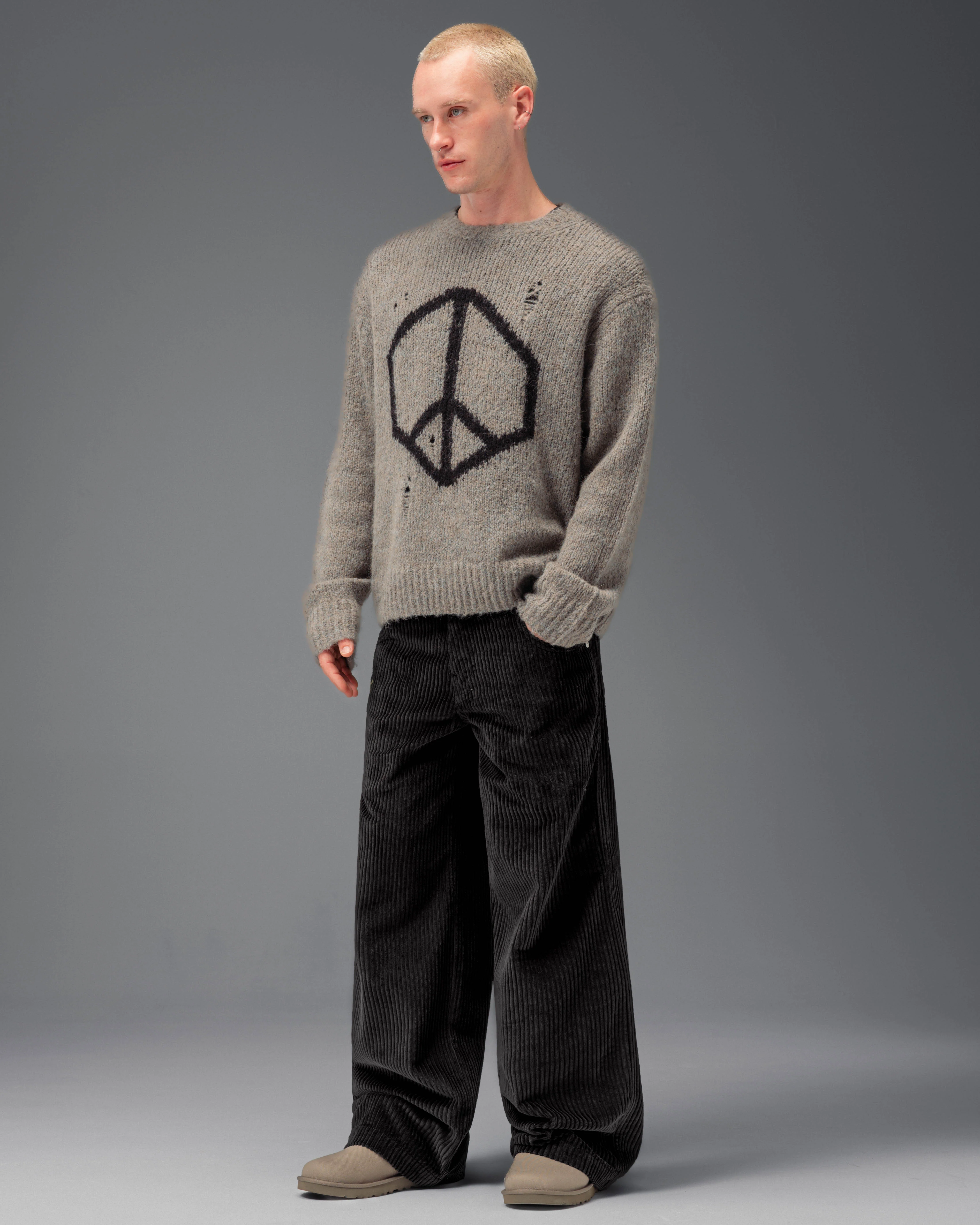 179 Pipes. 23". 4 Wale Corduroy. Black. - Image 4