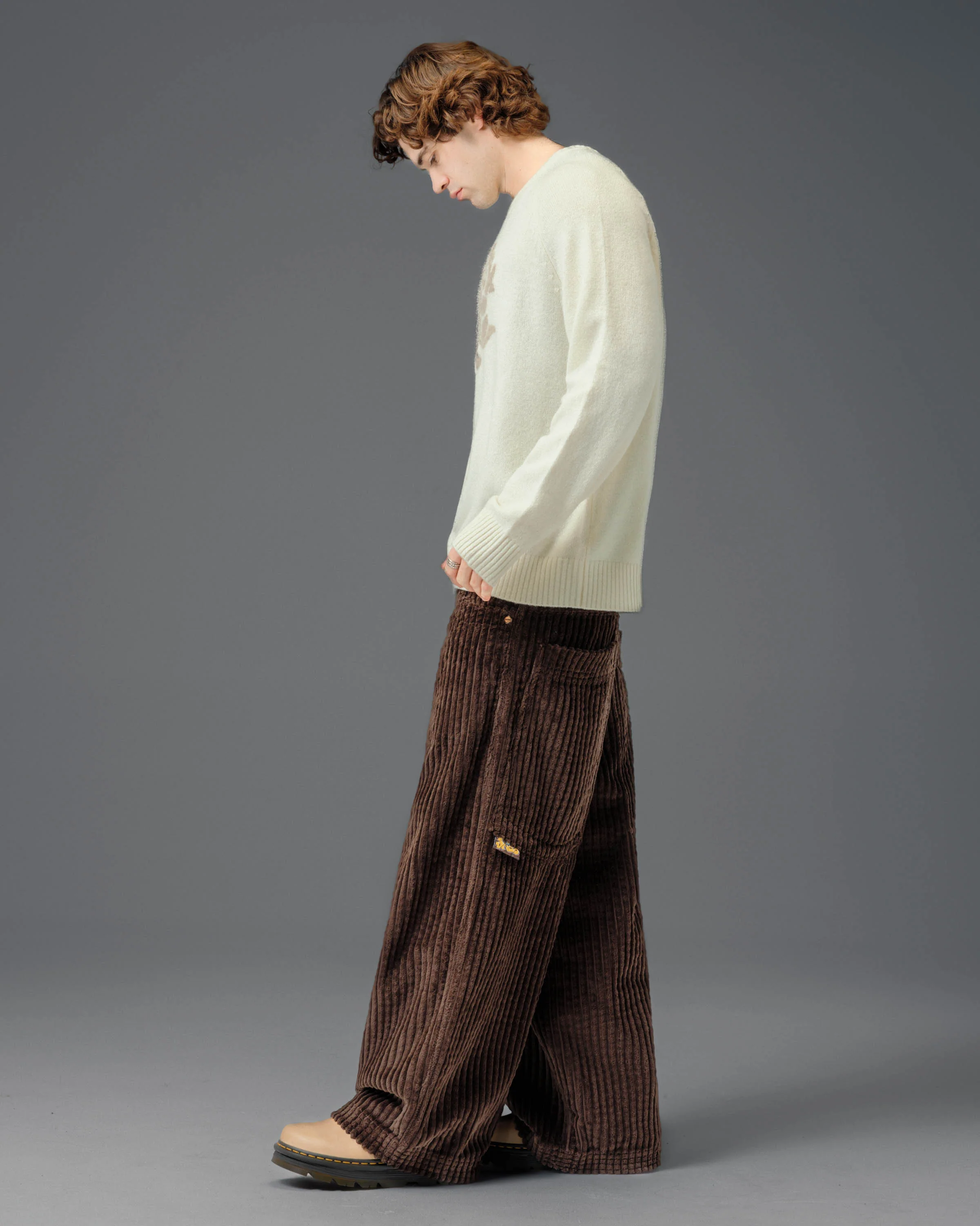 Jester. 26". 2 Wale Corduroy. Java Brown. - Image 6