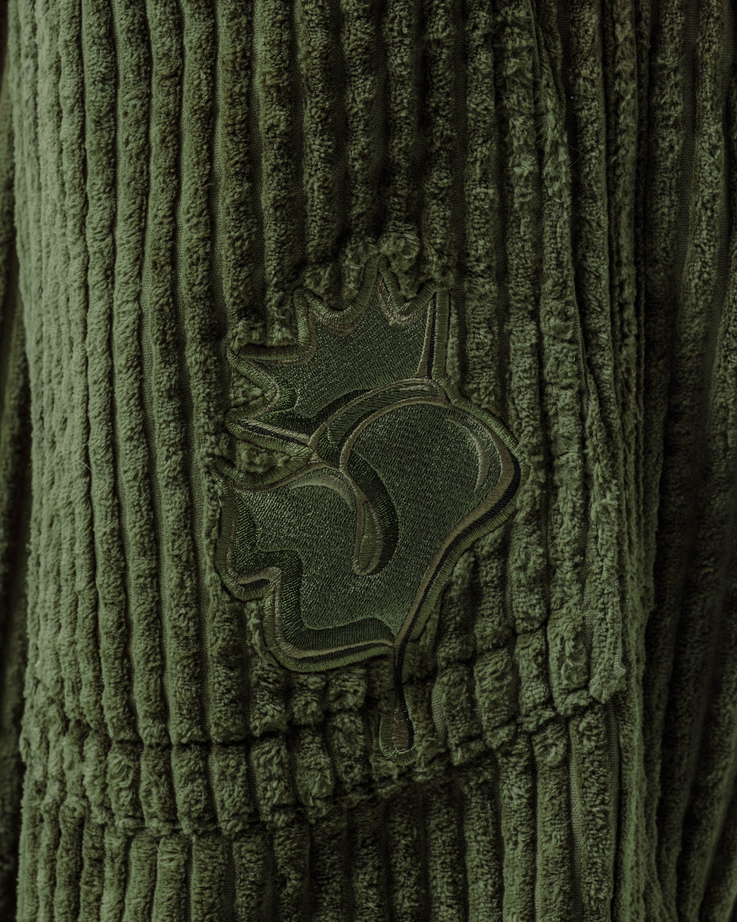 Jester. 26". 2 Wale Corduroy. Moss. - Image 14