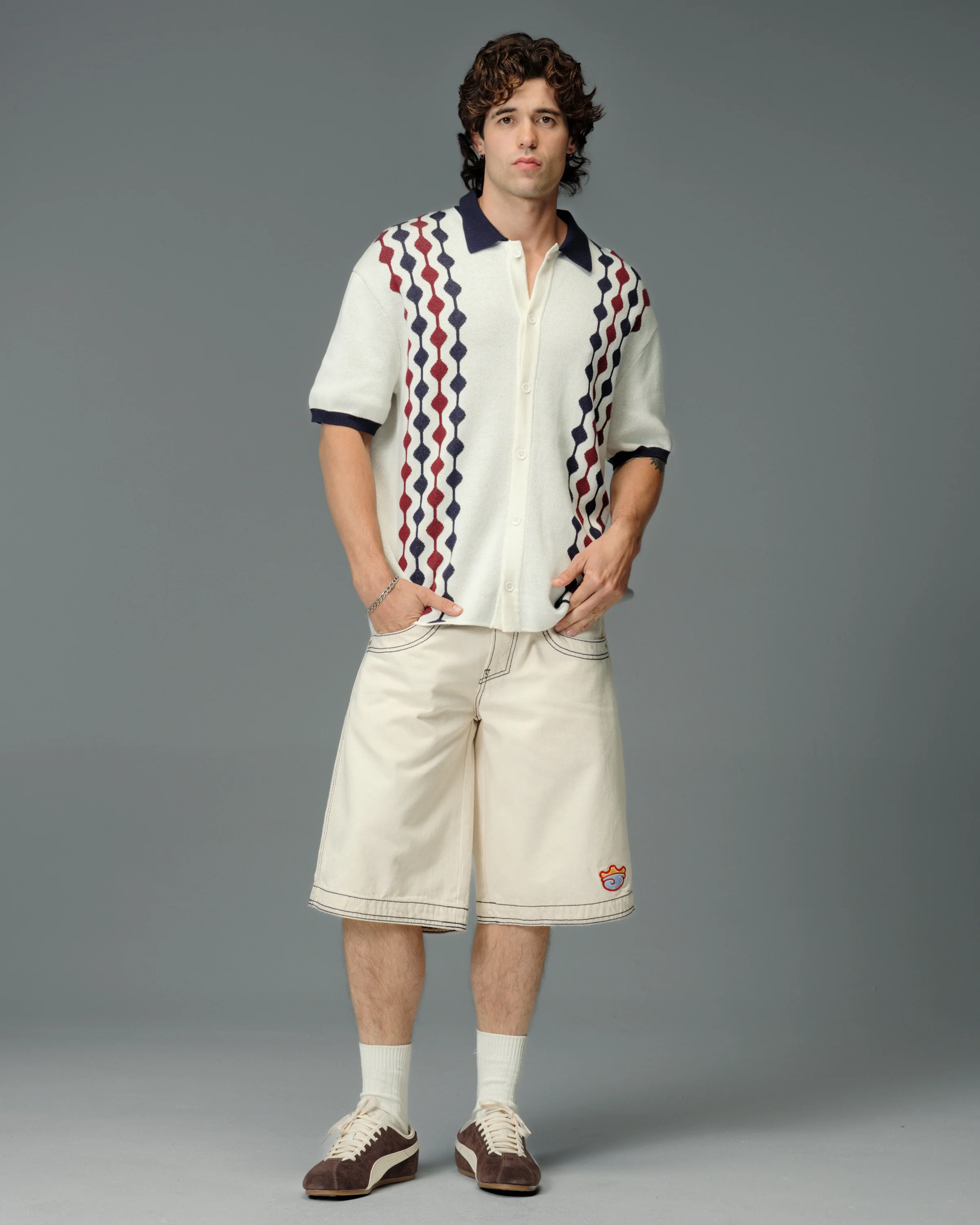 King Shorts. 14". Natural. - Image 3