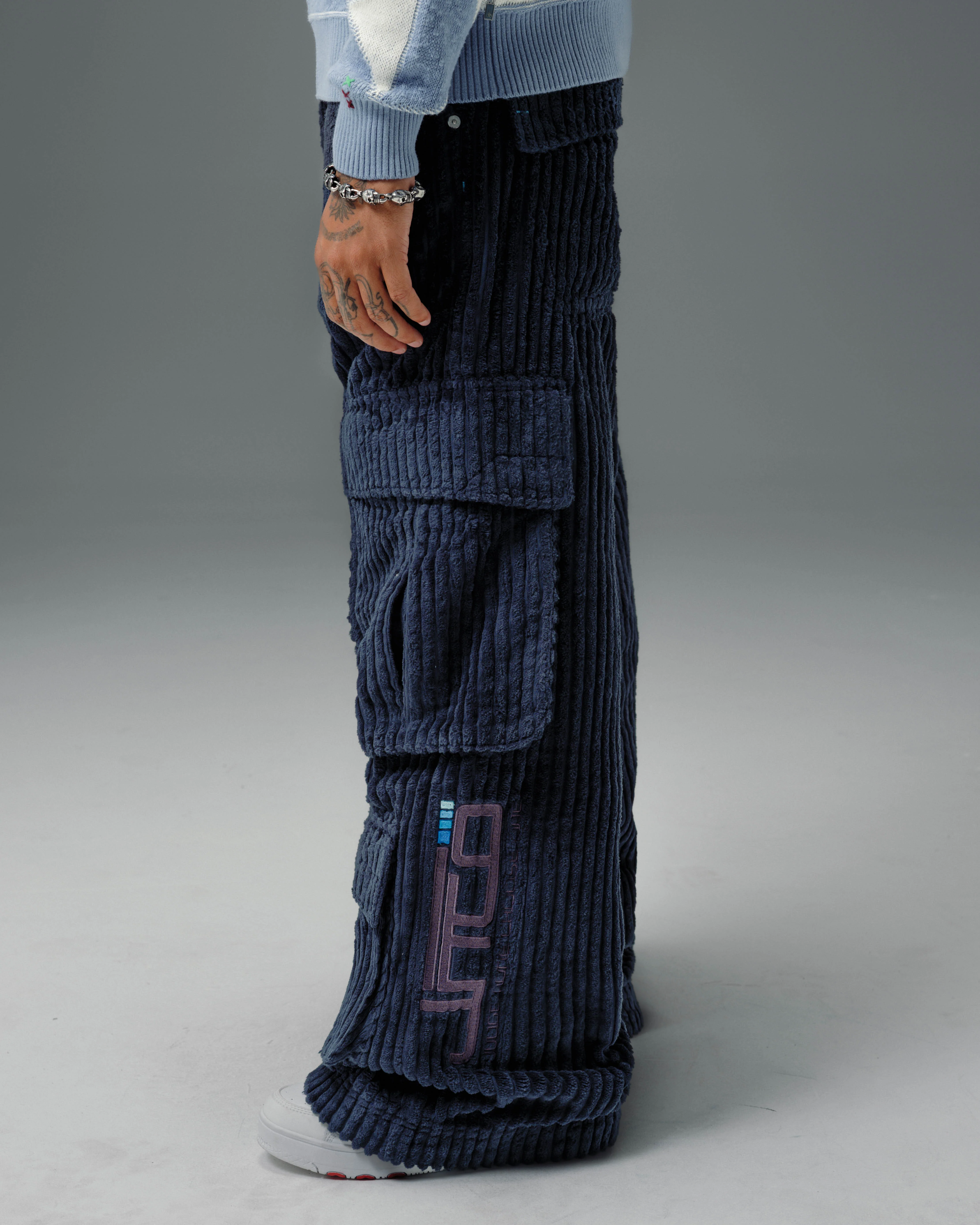 Legacy. 24". 2 Wale Corduroy. Navy. - Image 9