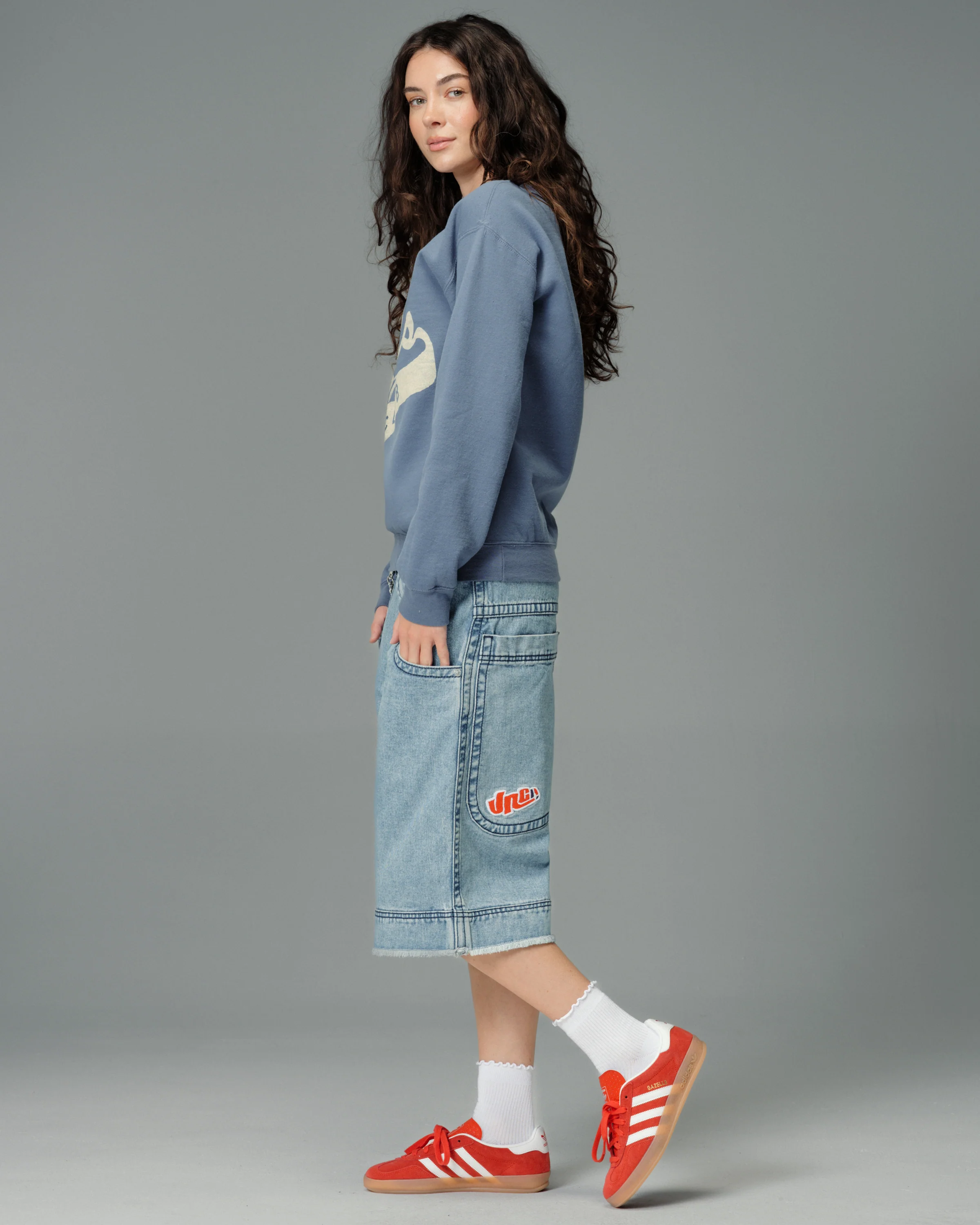W Destroyer Shorts. 14" Inseam. Antique.
