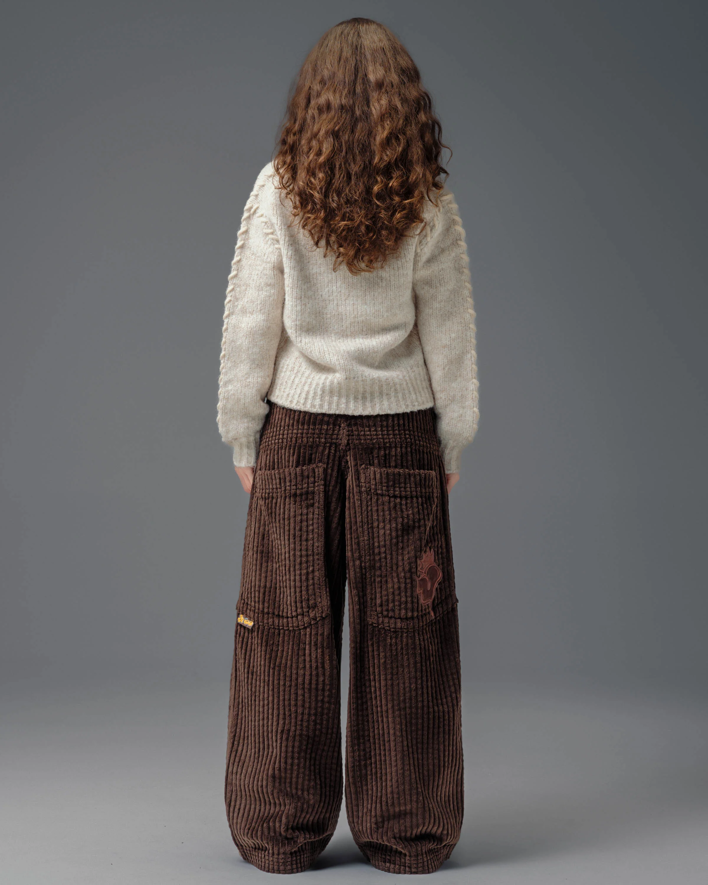 W Jester. 26". 2 Wale Corduroy. Java Brown. - Image 6