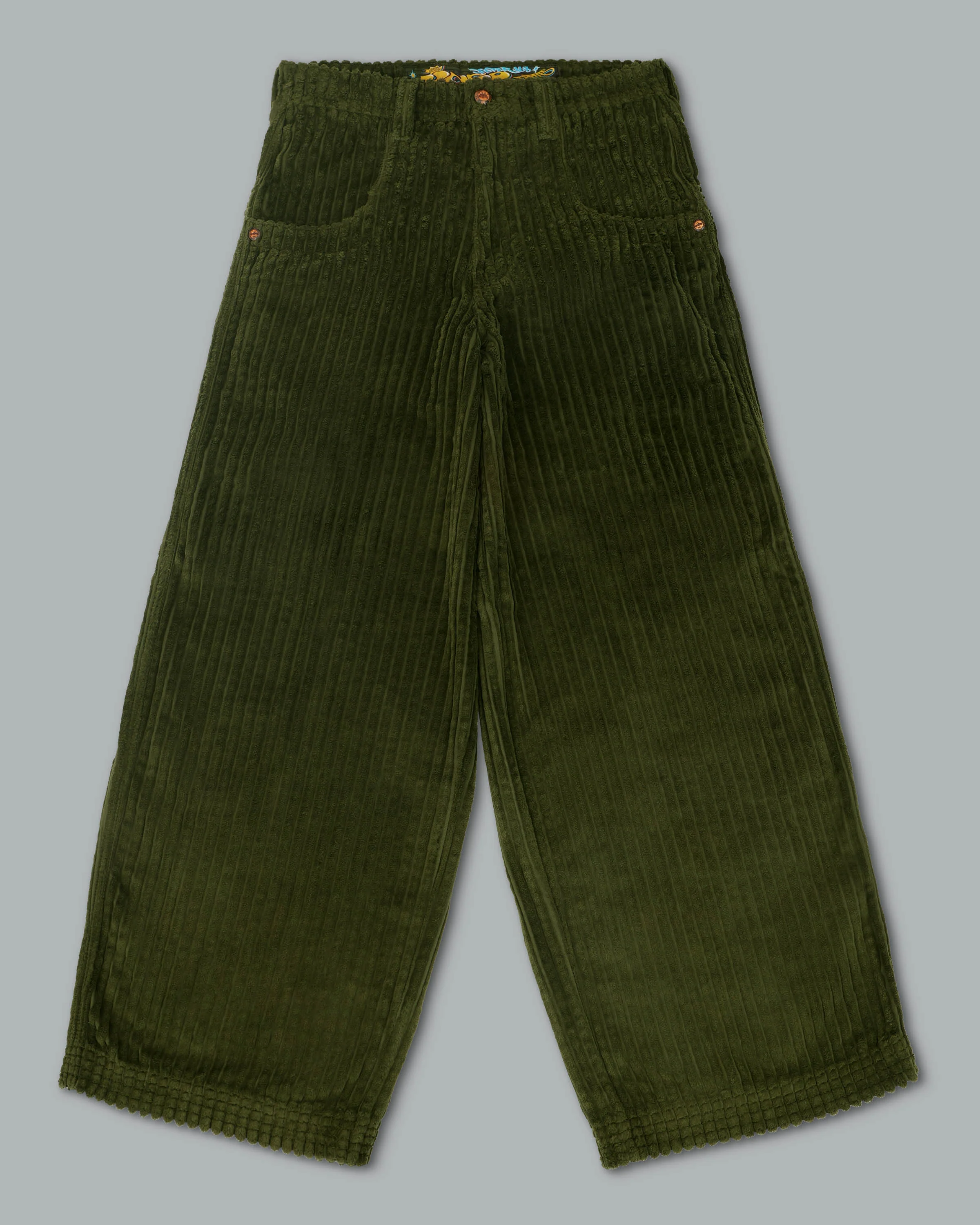 W Jester. 26". 2 Wale Corduroy. Moss. - Image 16