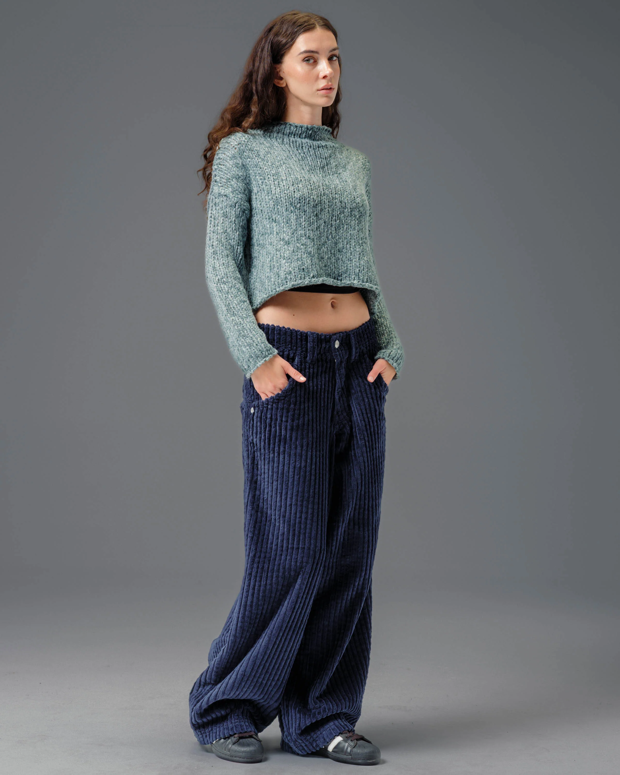 W Wizard. 24". 2 Wale Corduroy. Navy. - Image 11