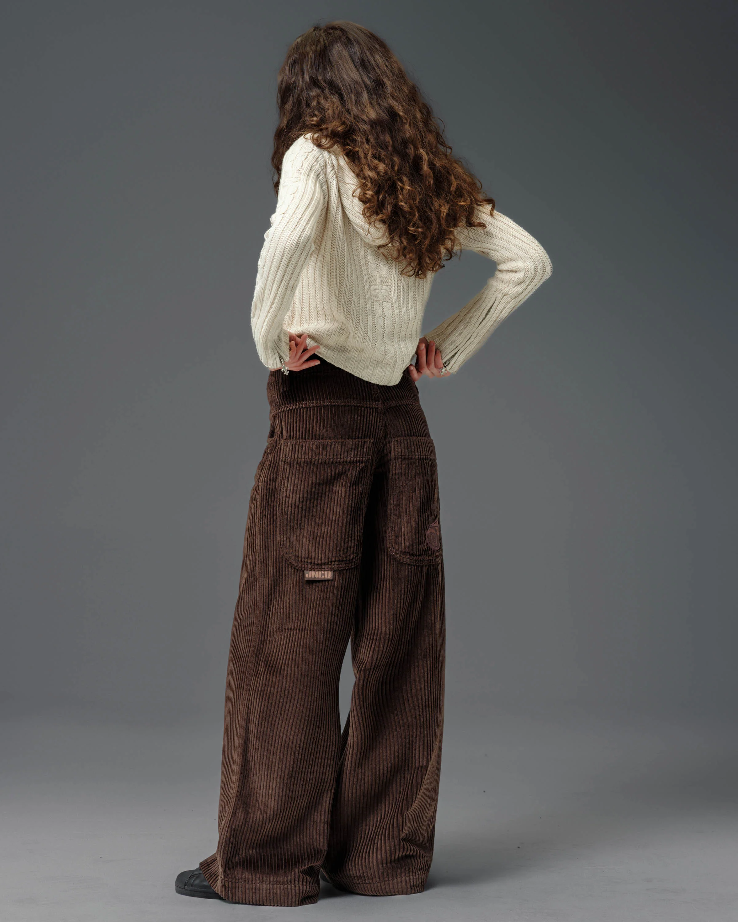 W101 Twin Cannon. 26". 4 Wale Corduroy. Java Brown. - Image 7
