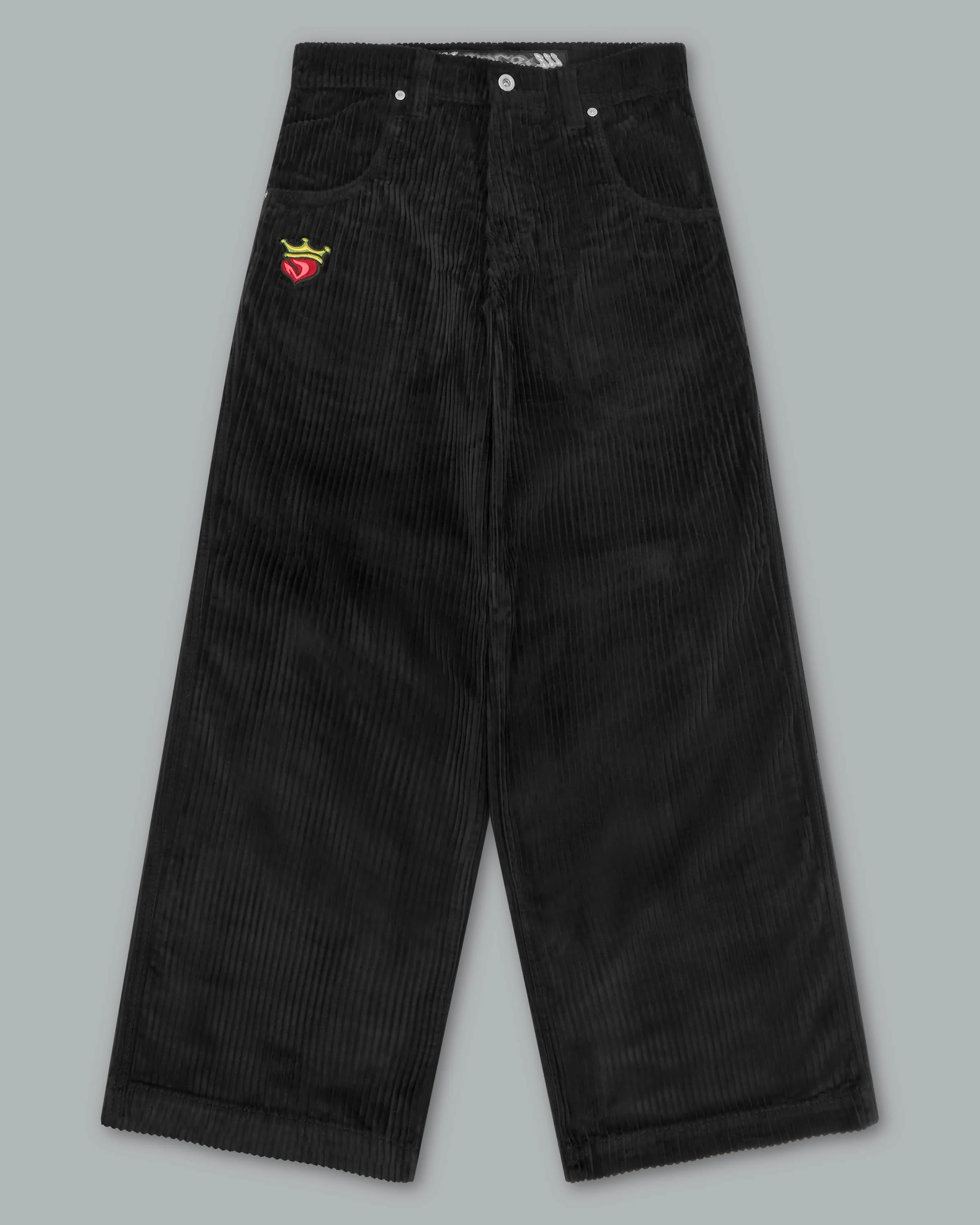 W179 Pipes. 23". 4 Wale Corduroy. Black. - Image 10