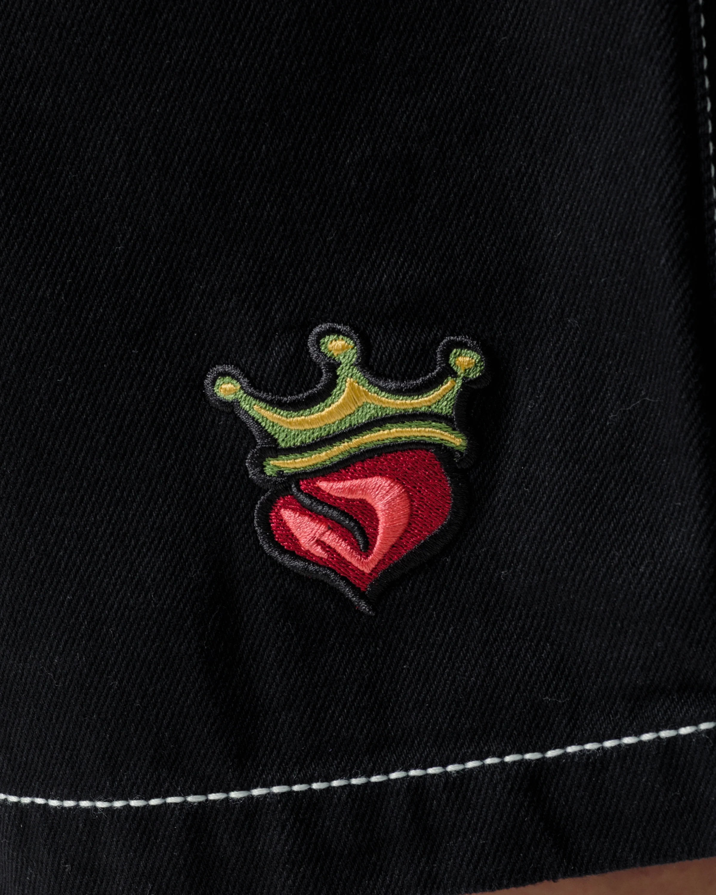 W179 Pipes Shorts. 14" Inseam. Jet Black. - Image 12