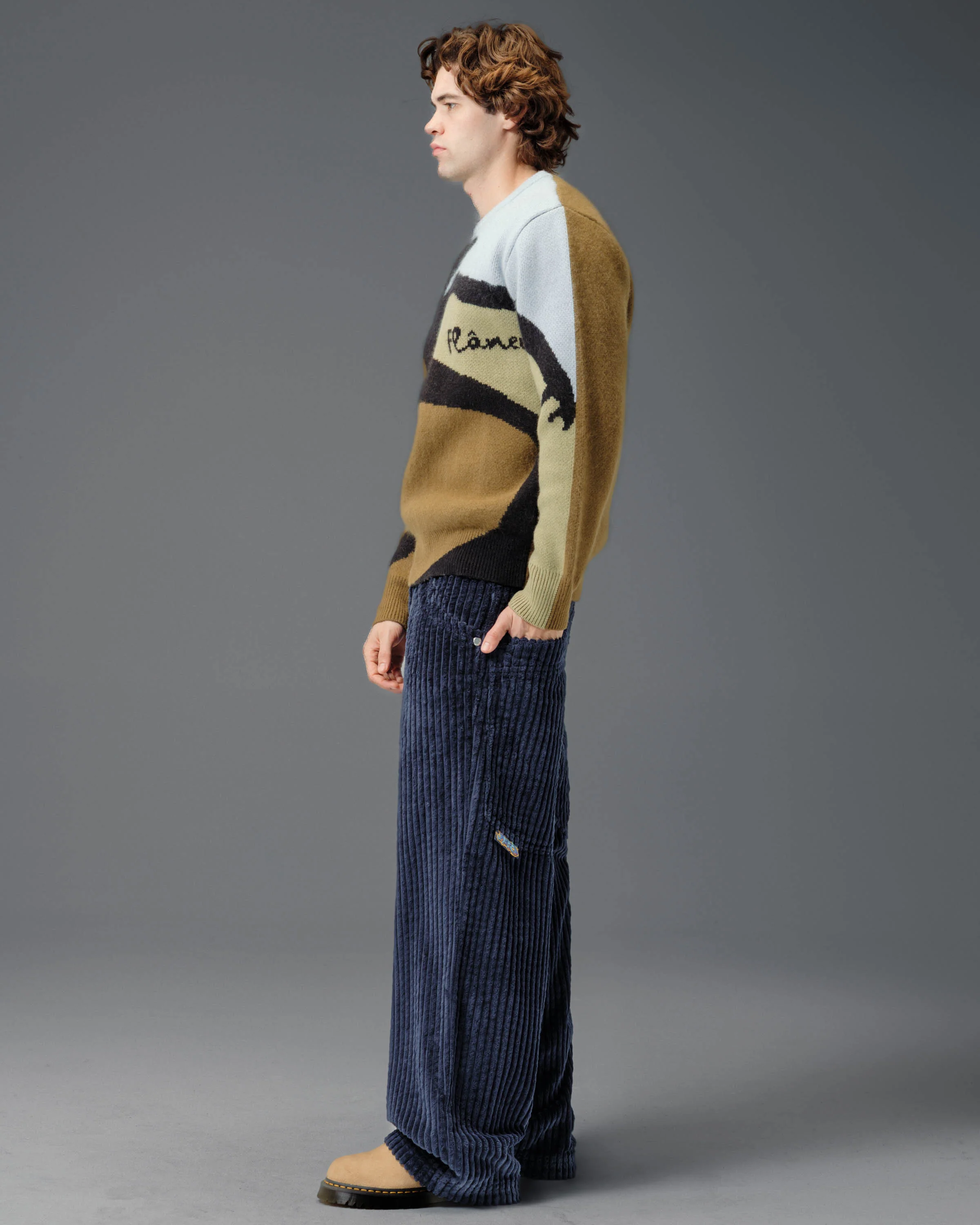 Wizard. 24". 2 Wale Corduroy. Navy. - Image 6