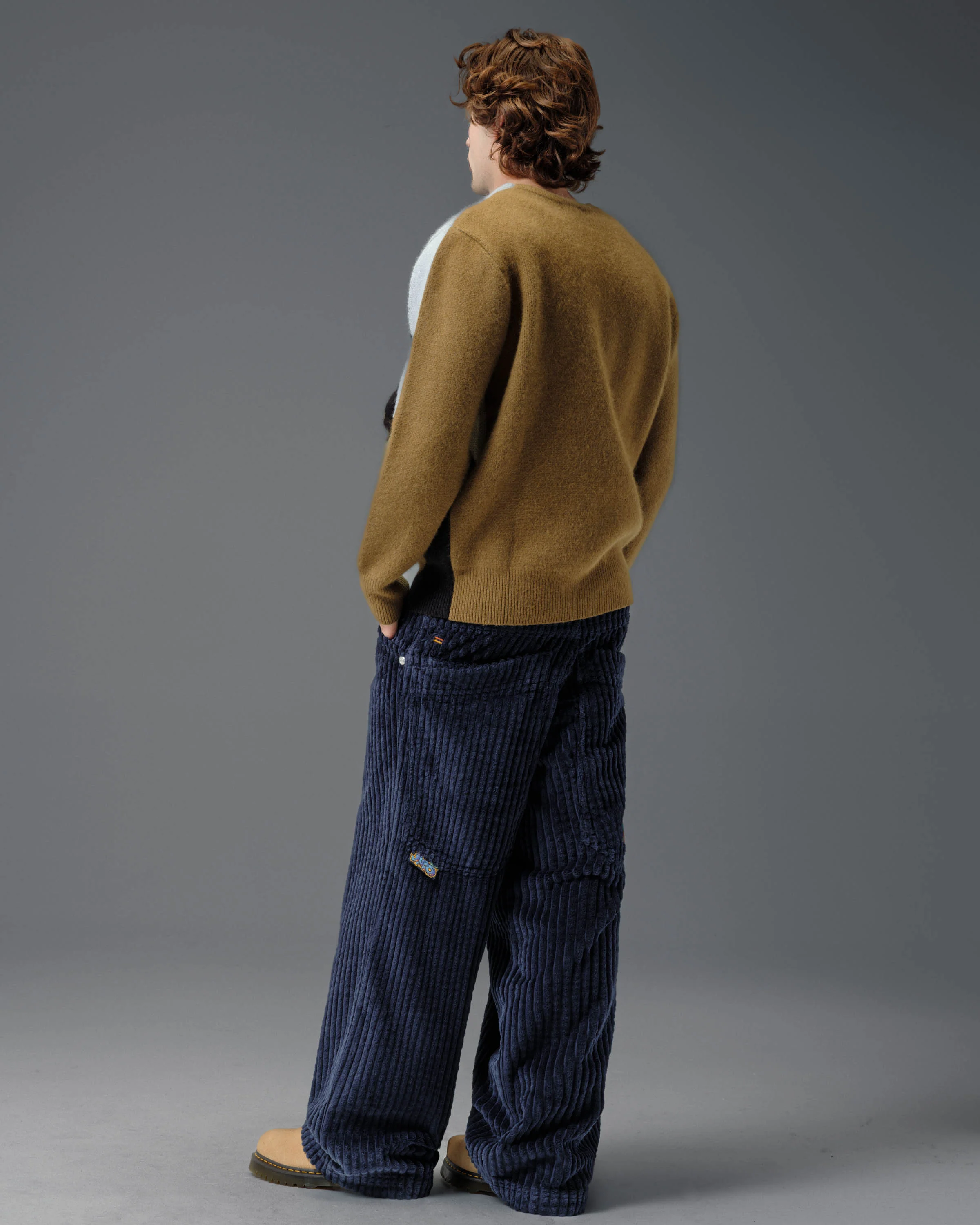 Wizard. 24". 2 Wale Corduroy. Navy. - Image 7