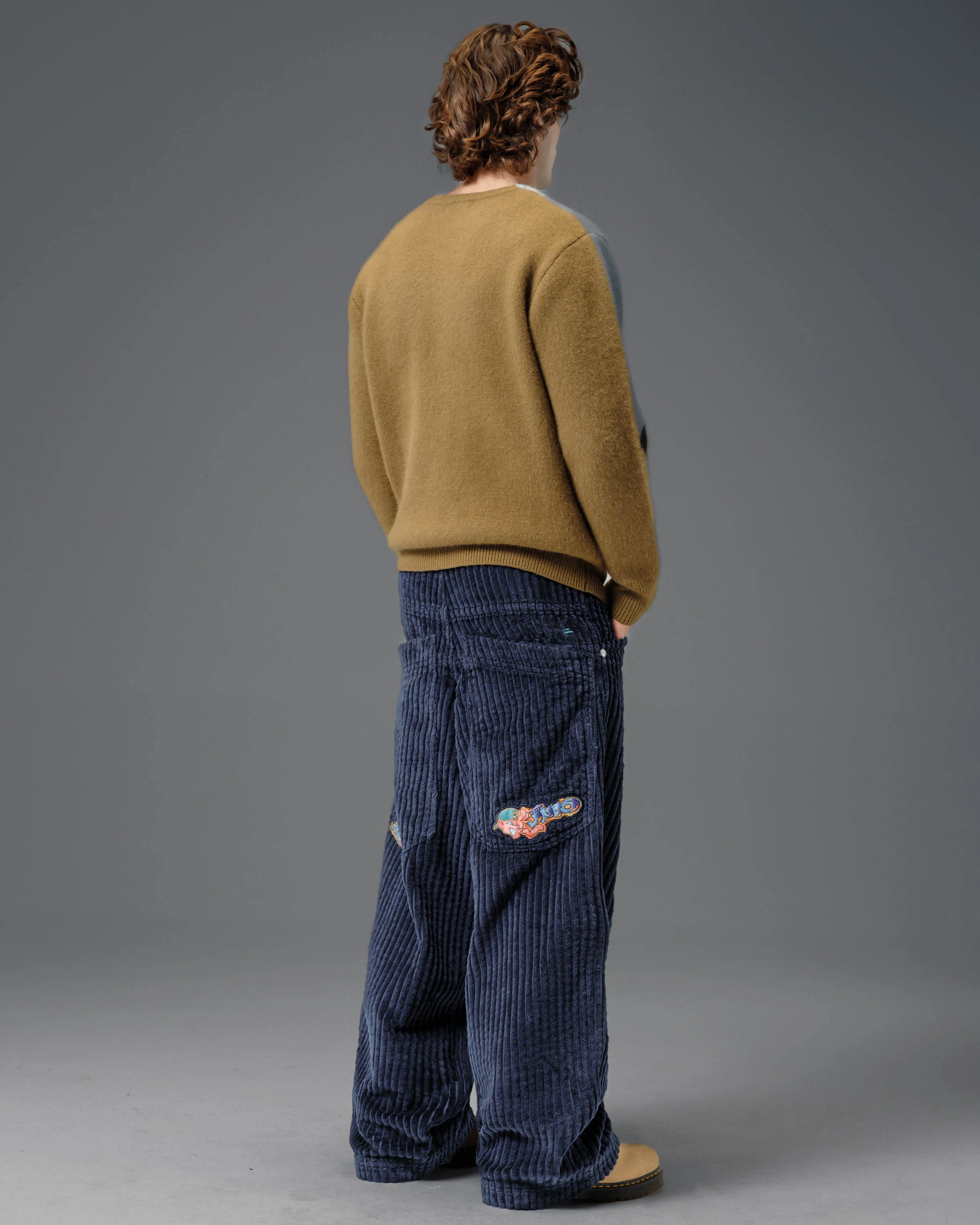 Wizard. 24". 2 Wale Corduroy. Navy. - Image 8